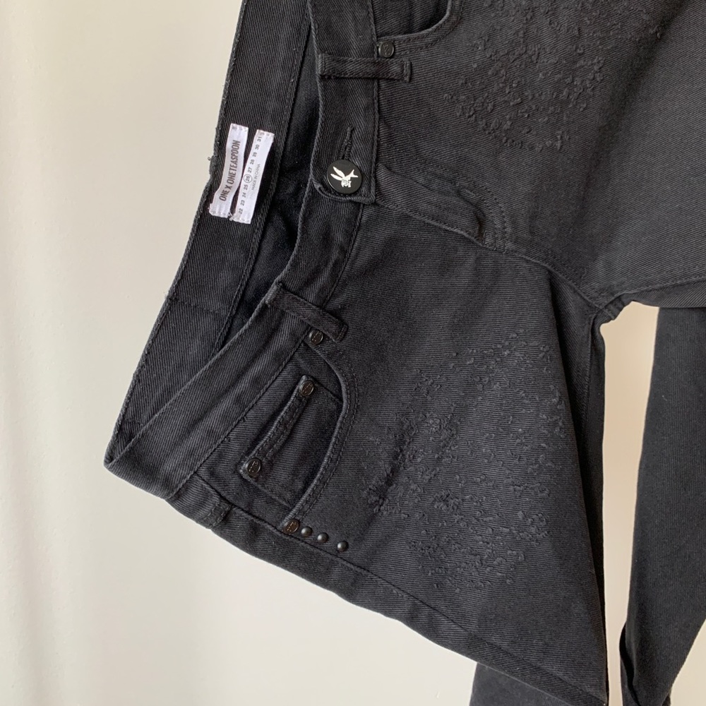 One Teaspoon Awesome Baggies - Black Oak